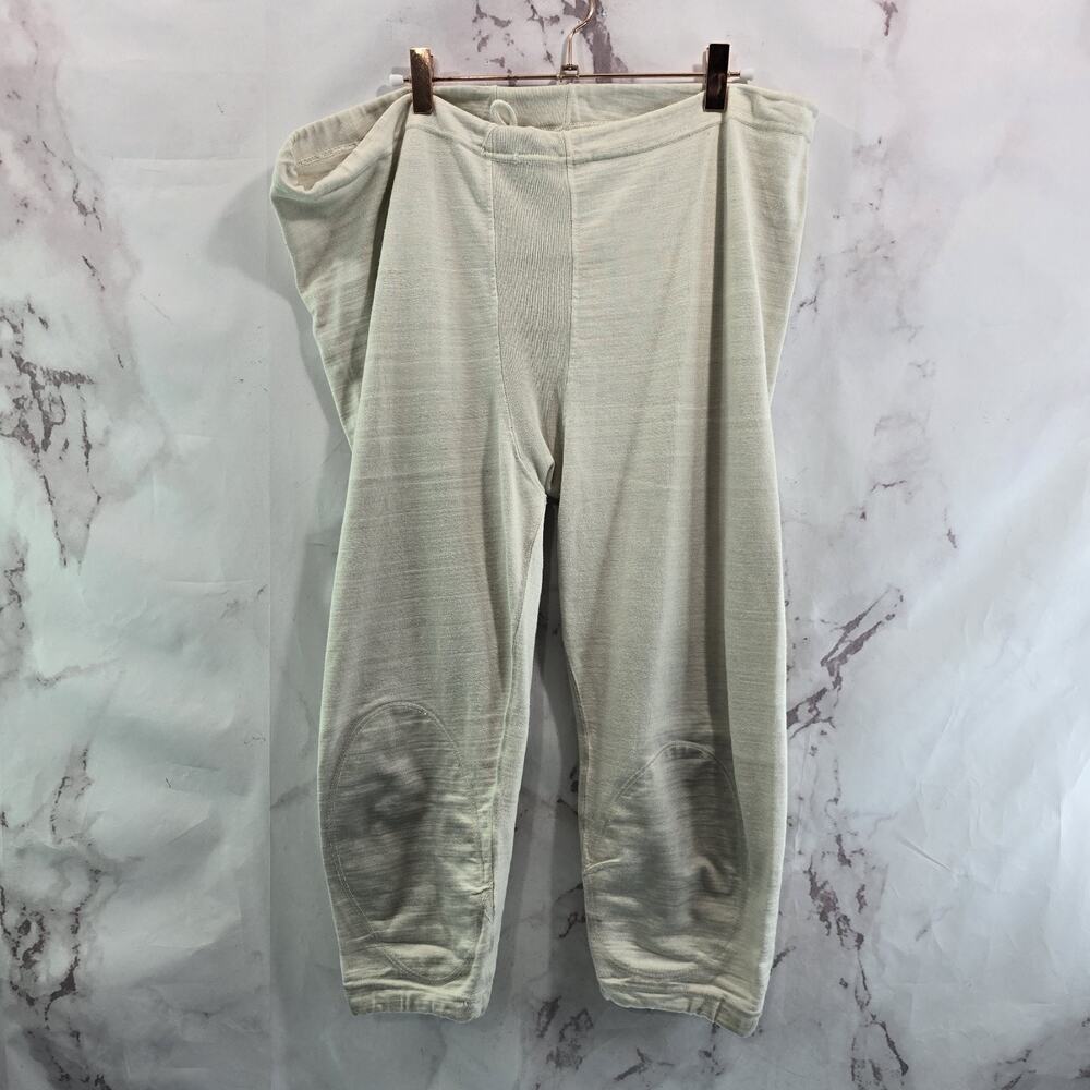 Russell Pants Mens XL 50s Beige Long John Crop Vintage Double Knee Gusseted